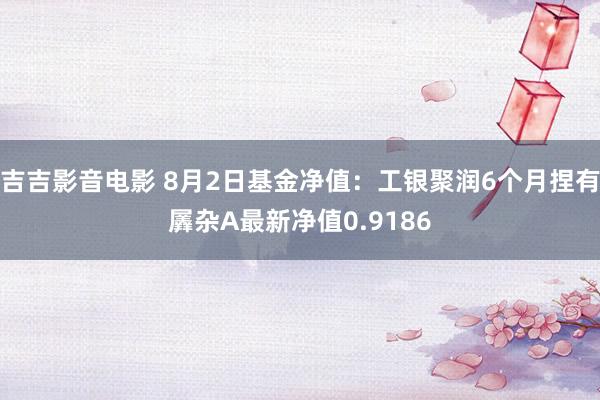 吉吉影音电影 8月2日基金净值：工银聚润6个月捏有羼杂A最新净值0.9186