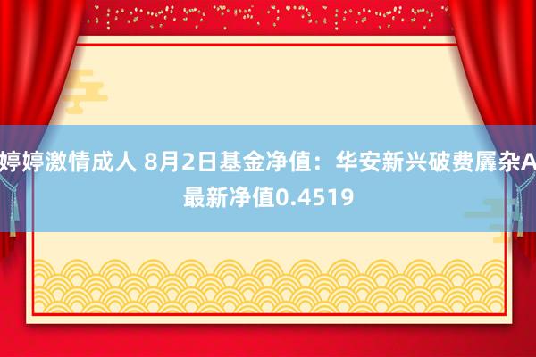 婷婷激情成人 8月2日基金净值：华安新兴破费羼杂A最新净值0.4519