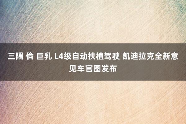 三隅 倫 巨乳 L4级自动扶植驾驶 凯迪拉克全新意见车官图发布